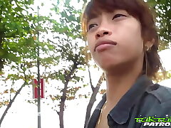 Thai Beauty's Creampie on the TukTuk Patrol