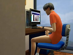 Pregnancy Begins with Asian Milf's Desperate Stepson